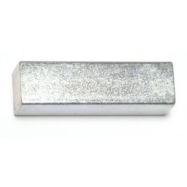 Midwest Fastener Machine Key Machine Key, Square End, Steel, Zinc, 1-1/2 in L, 7/16 in Sq, 3 PK 62635 - main
